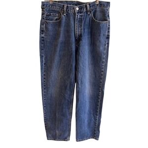 Levi's 550 Blue Denim Relaxed Fit Jeans‎ 36x34 Men's Western Utility